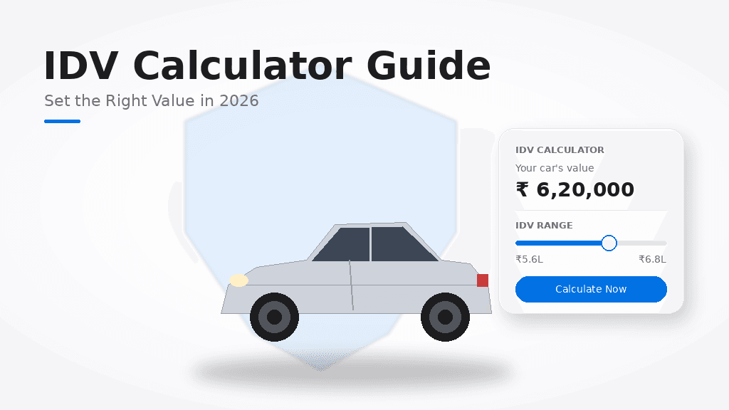 IDV Calculator Car Insurance 2026