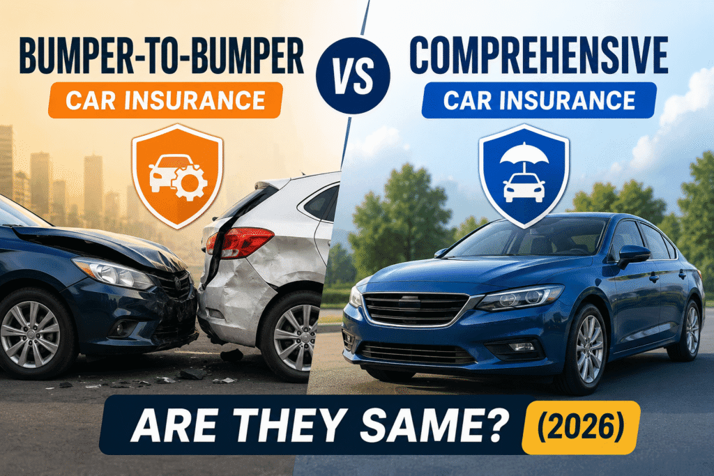 Bumper-to-Bumper vs Comprehensive Car Insurance